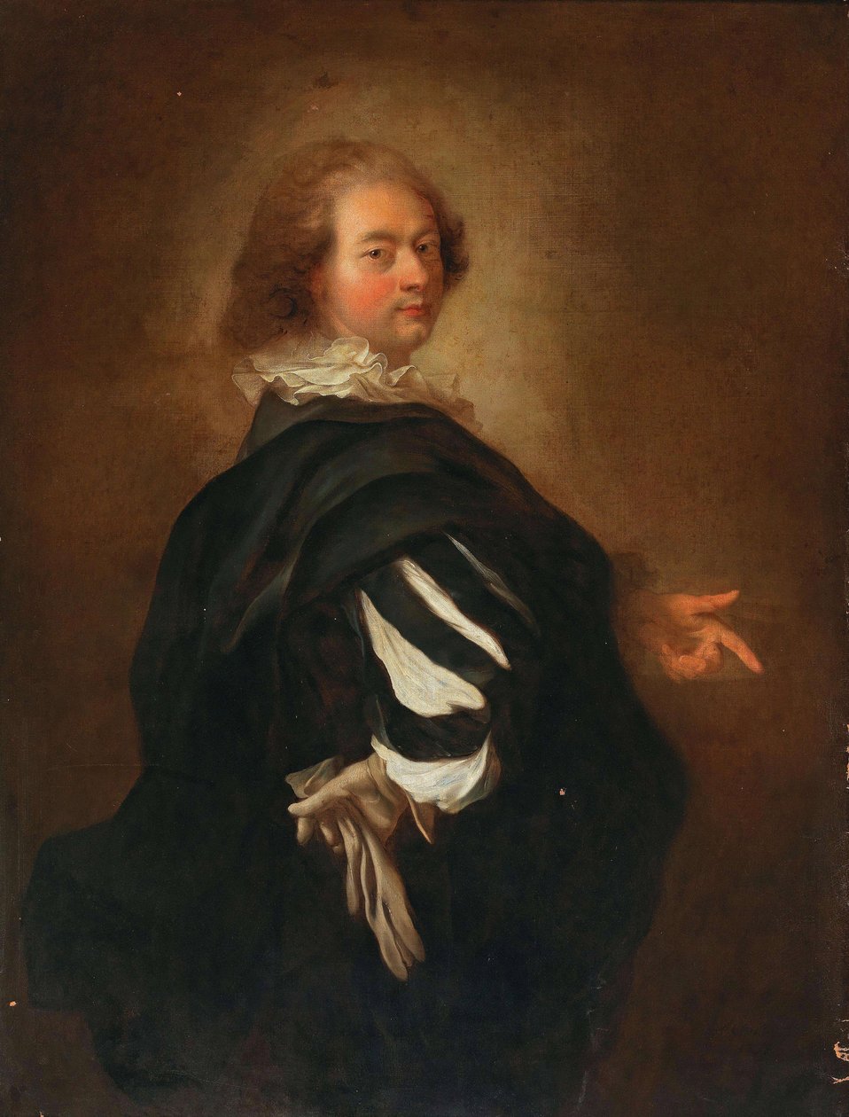 Autorretrato, principios de 1730 de Alexis Grimou