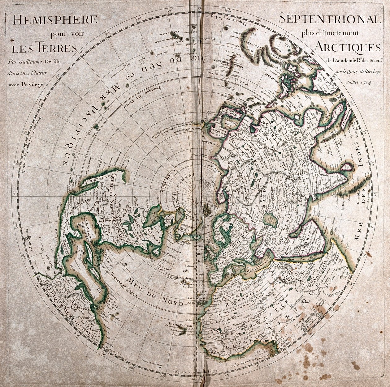 Norte del mundo de Alexis-Hubert Jaillot