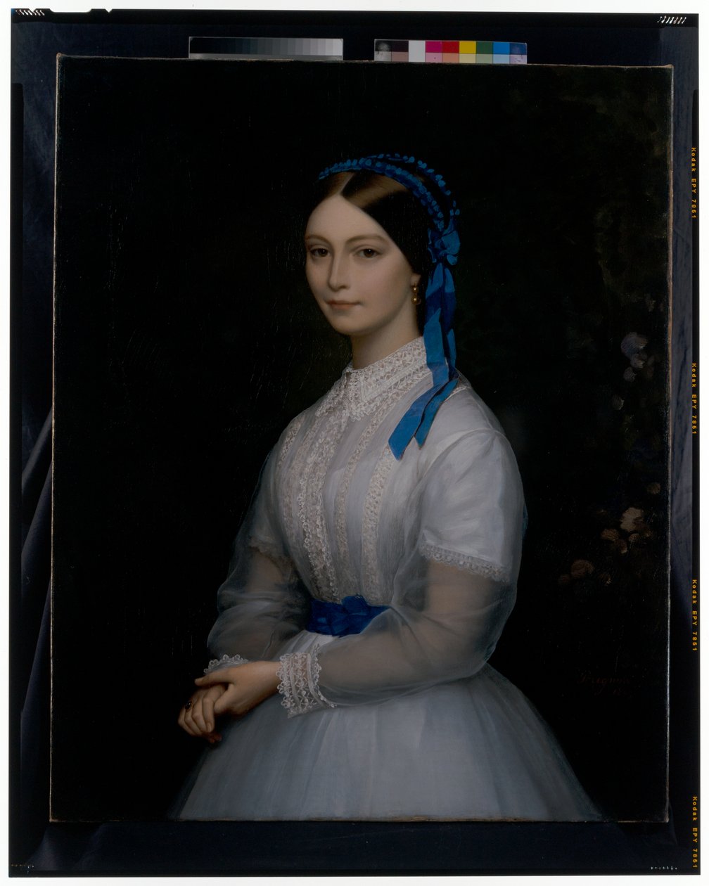 Retrato de Mademoiselle Mathilde de Nédonchel de Alexis Joseph Perignon