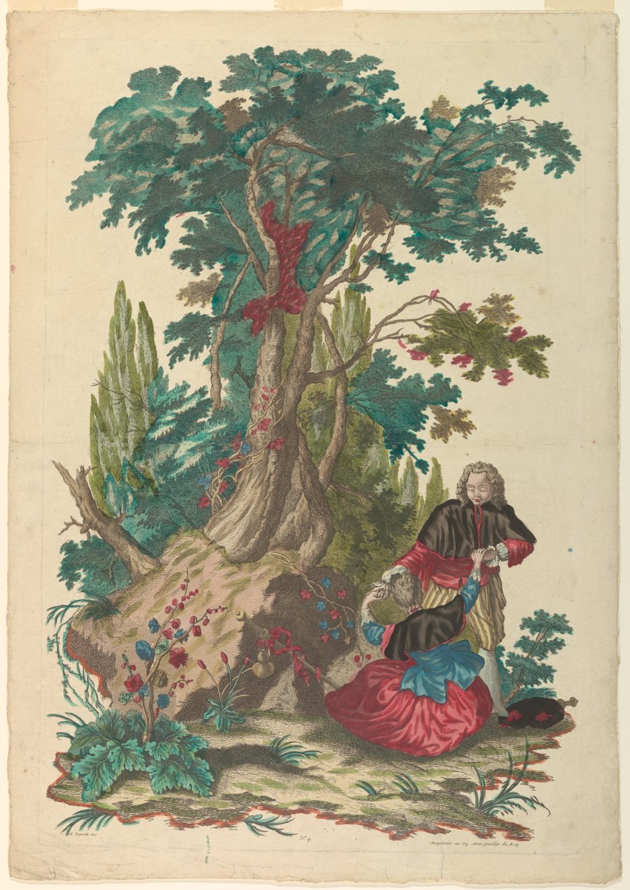 Grabado de Alexis Peyrotte