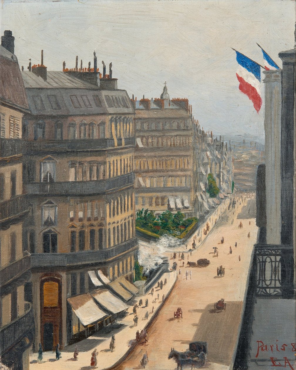 Vista de la calle desde París de Alfhild Nordlund