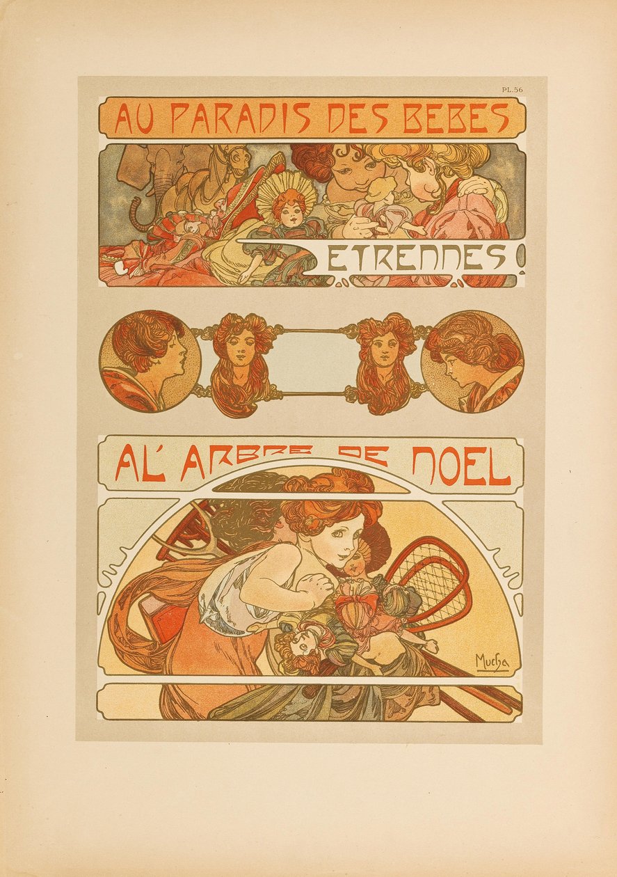 Documentos decorativos de Alfons Marie Mucha