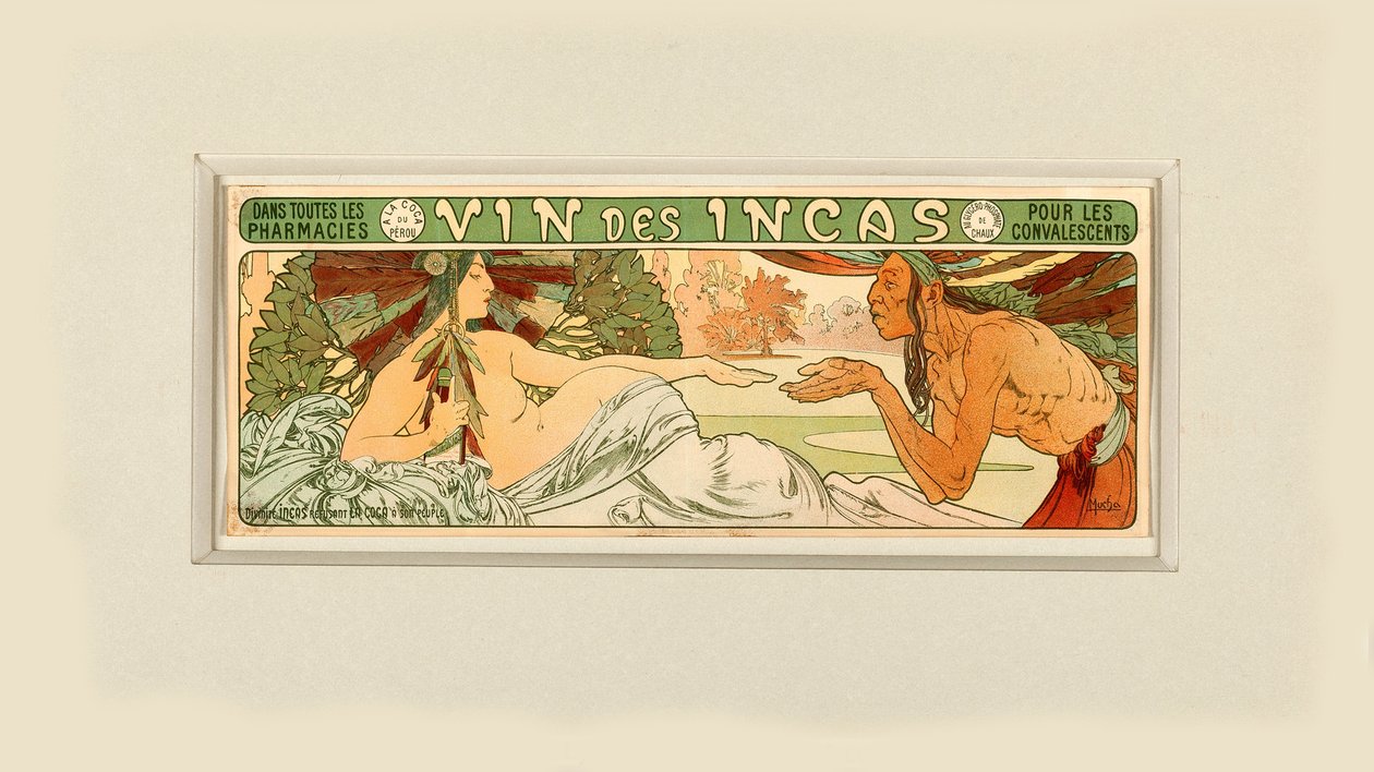 Vin des Incas, 1897 de Alfons Marie Mucha