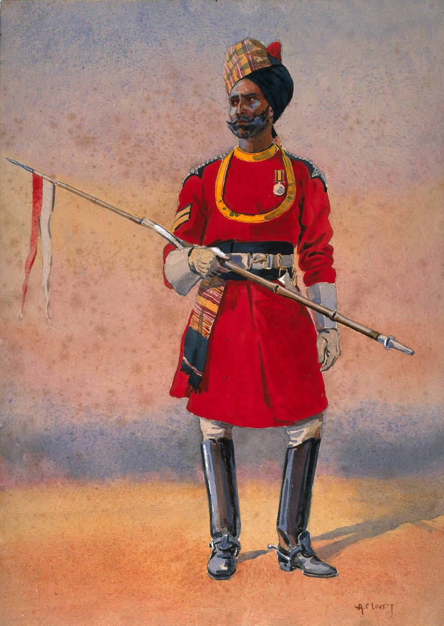 Guardia del Gobernador, Madrás, Musulmán de Madrás, ilustración para 