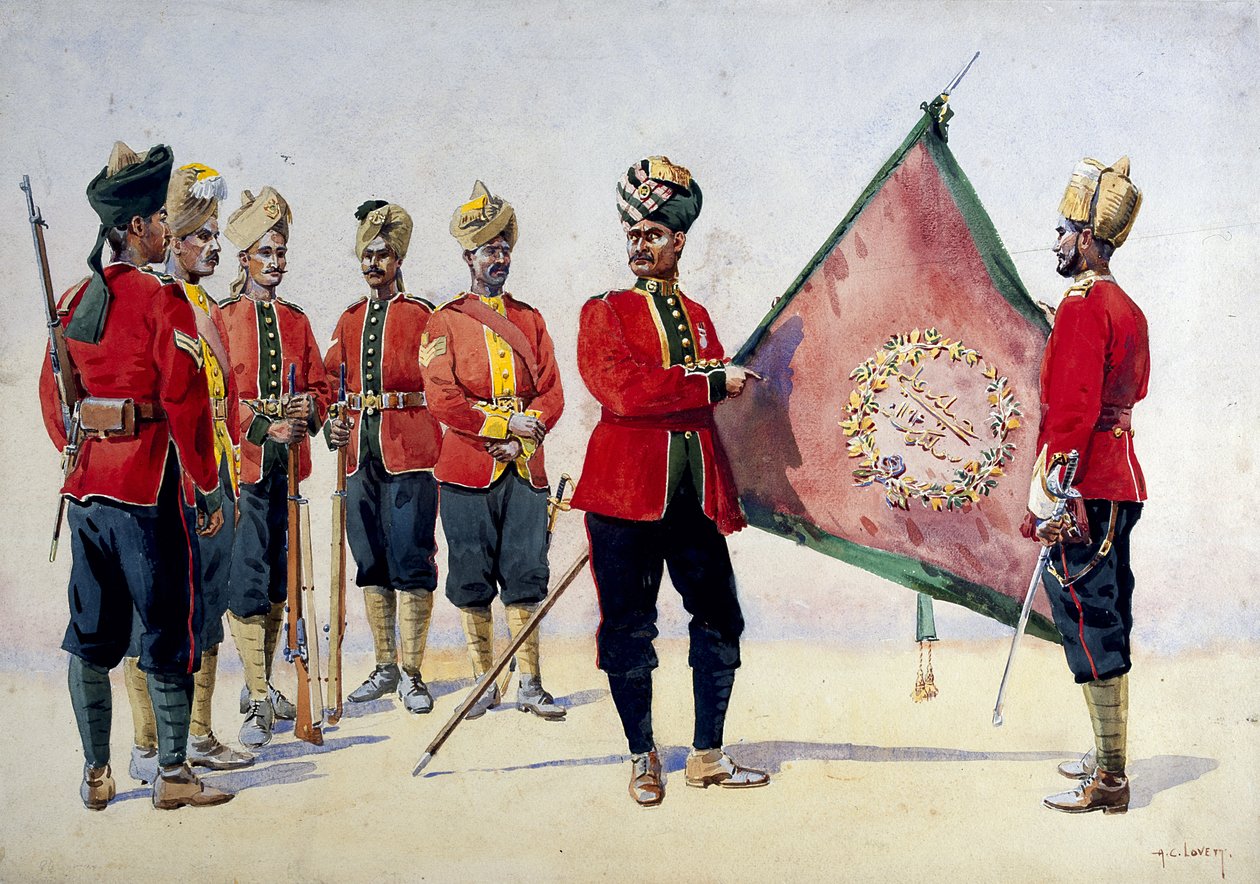 Soldados de la Infantería Carnática, ilustración para 