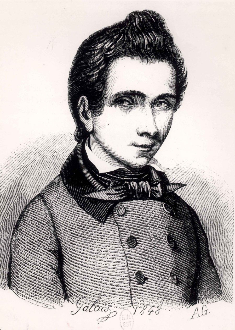 Évariste Galois (1811-32), 1848 de Alfred Galois
