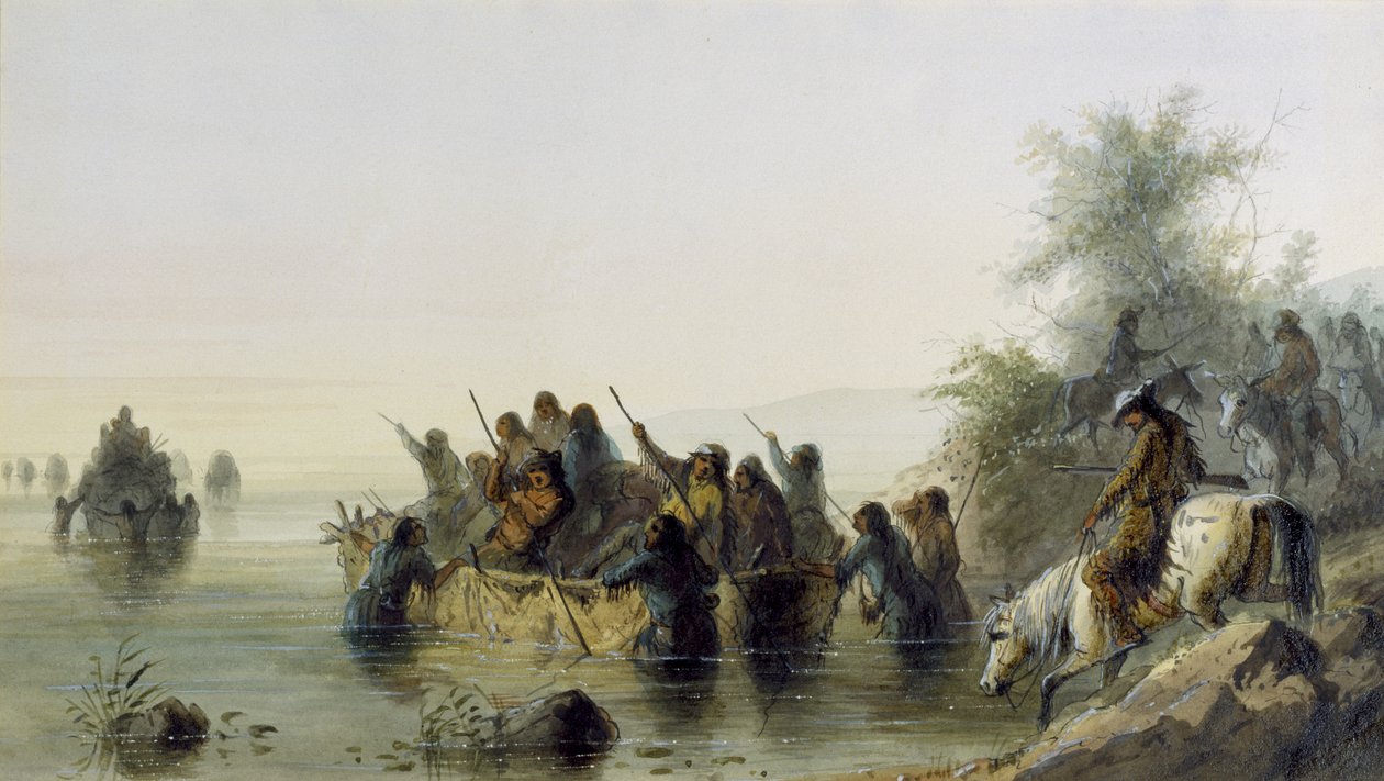 Navegación de Toros de Alfred Jacob Miller