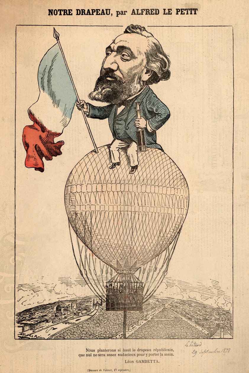 Notre Drapeau, de Le Petard, 29 de septiembre de 1878 de Alfred Le Petit