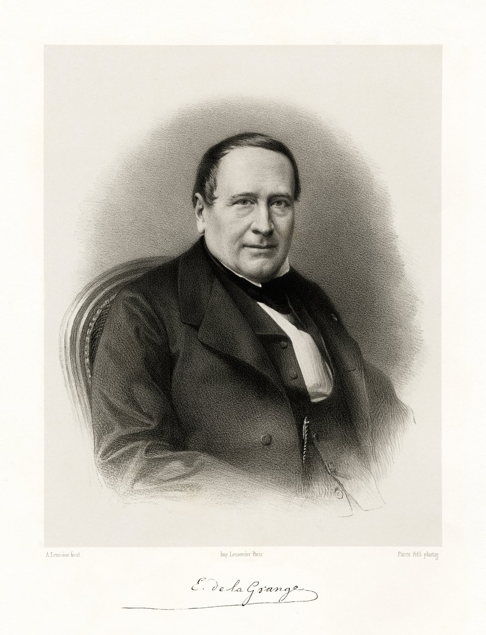 Adélaide Èdouard Le Lièvre de La Grange de Alfred Lemoine
