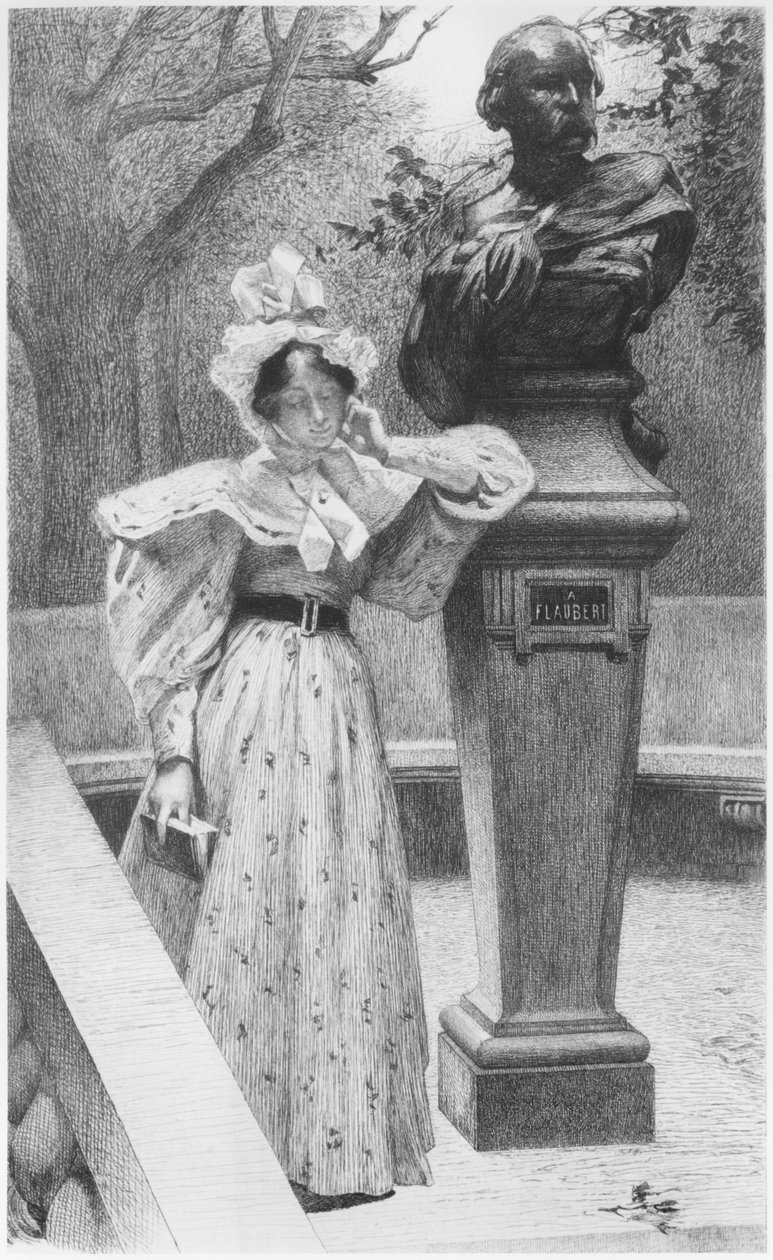 Emma Bovary, frontispicio, ilustración de 