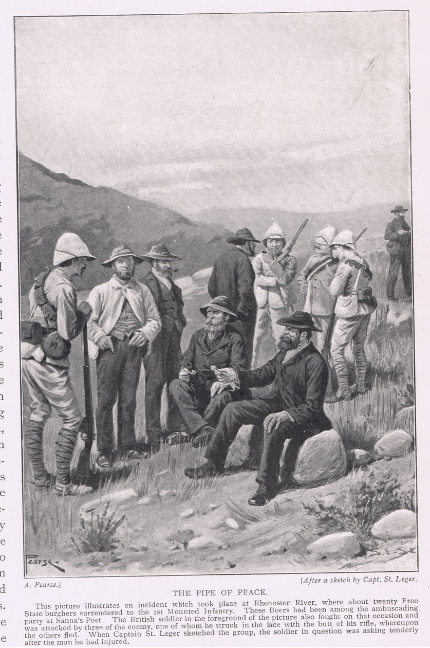 La pipa de la paz de Alfred Pearse