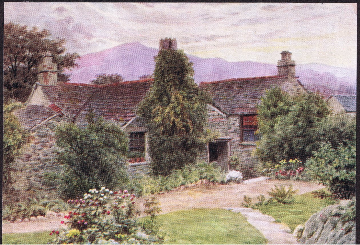 Dove Cottage, Grasmere, de The Cottages and the Village Life of Rural England publicado por Dent & Sons Limited, 1912 de Alfred Robert Quinton