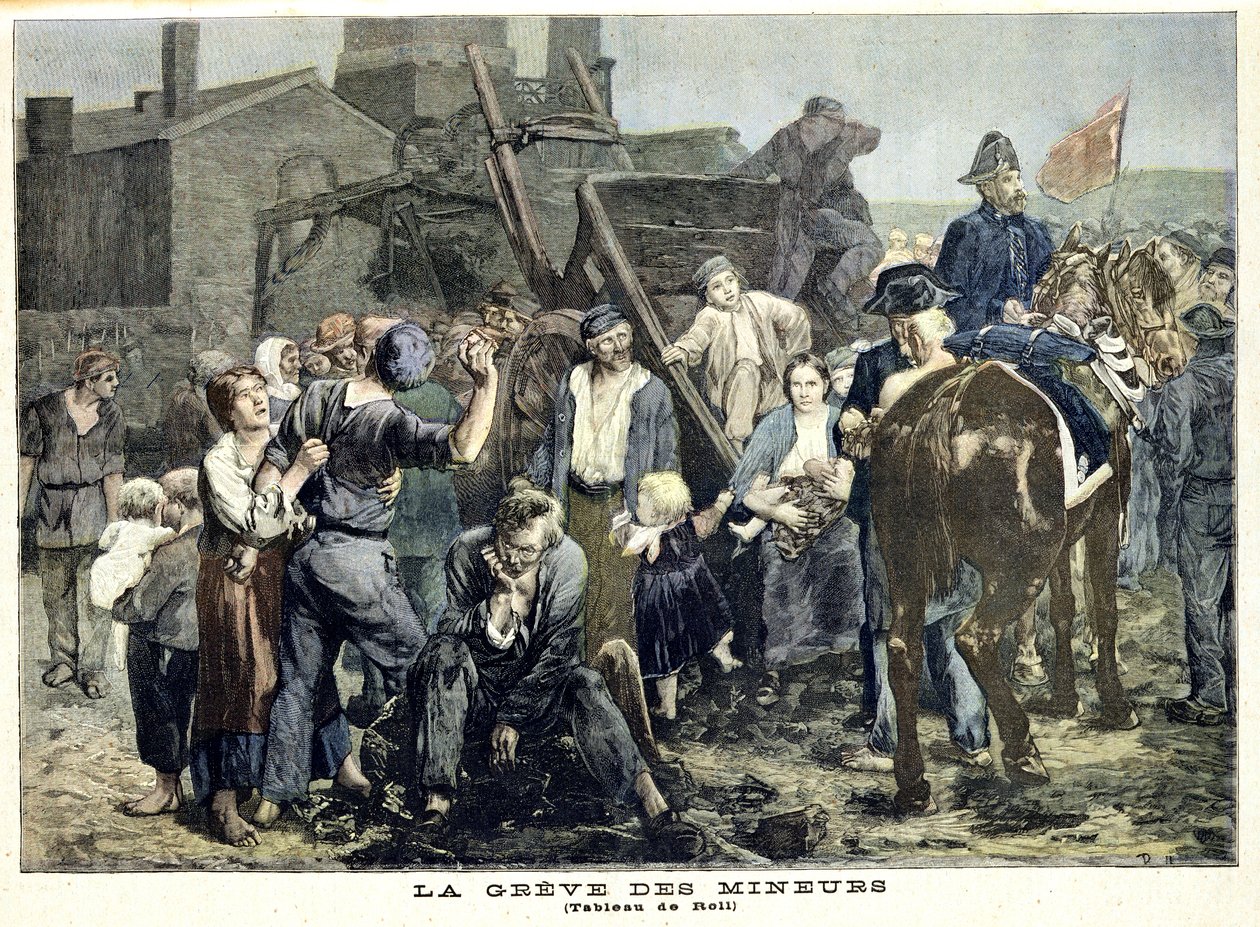 La huelga de los mineros en Carmaux, de 'Le Petit Journal', 1 de ...