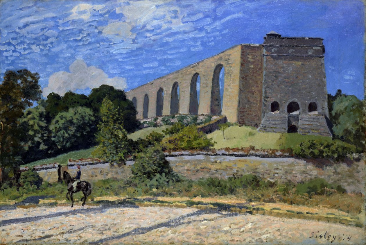 Acueducto en Marly de Alfred Sisley