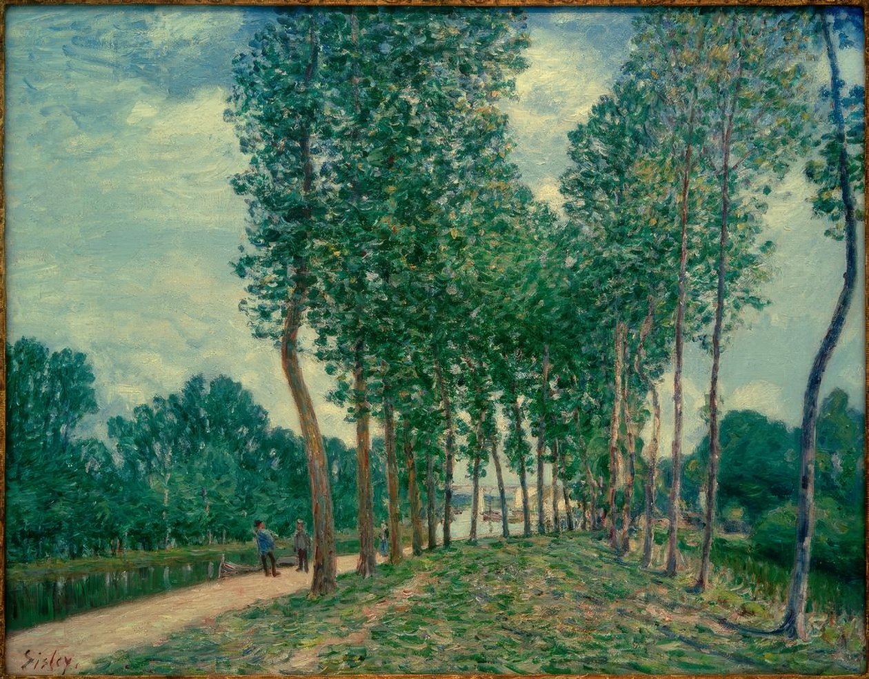 Orillas del Loing cerca de Moret de Alfred Sisley