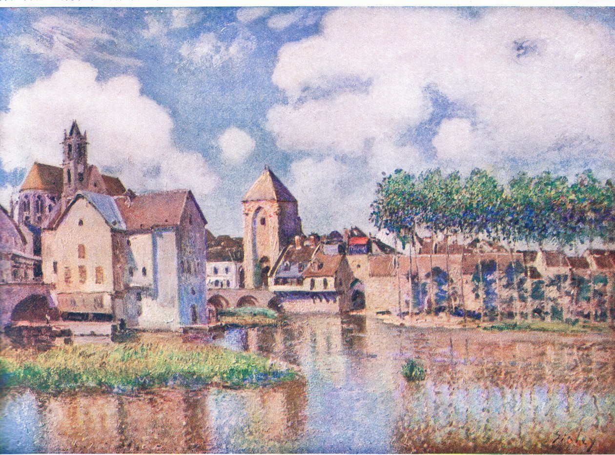 Le Pont de Moret de Alfred Sisley