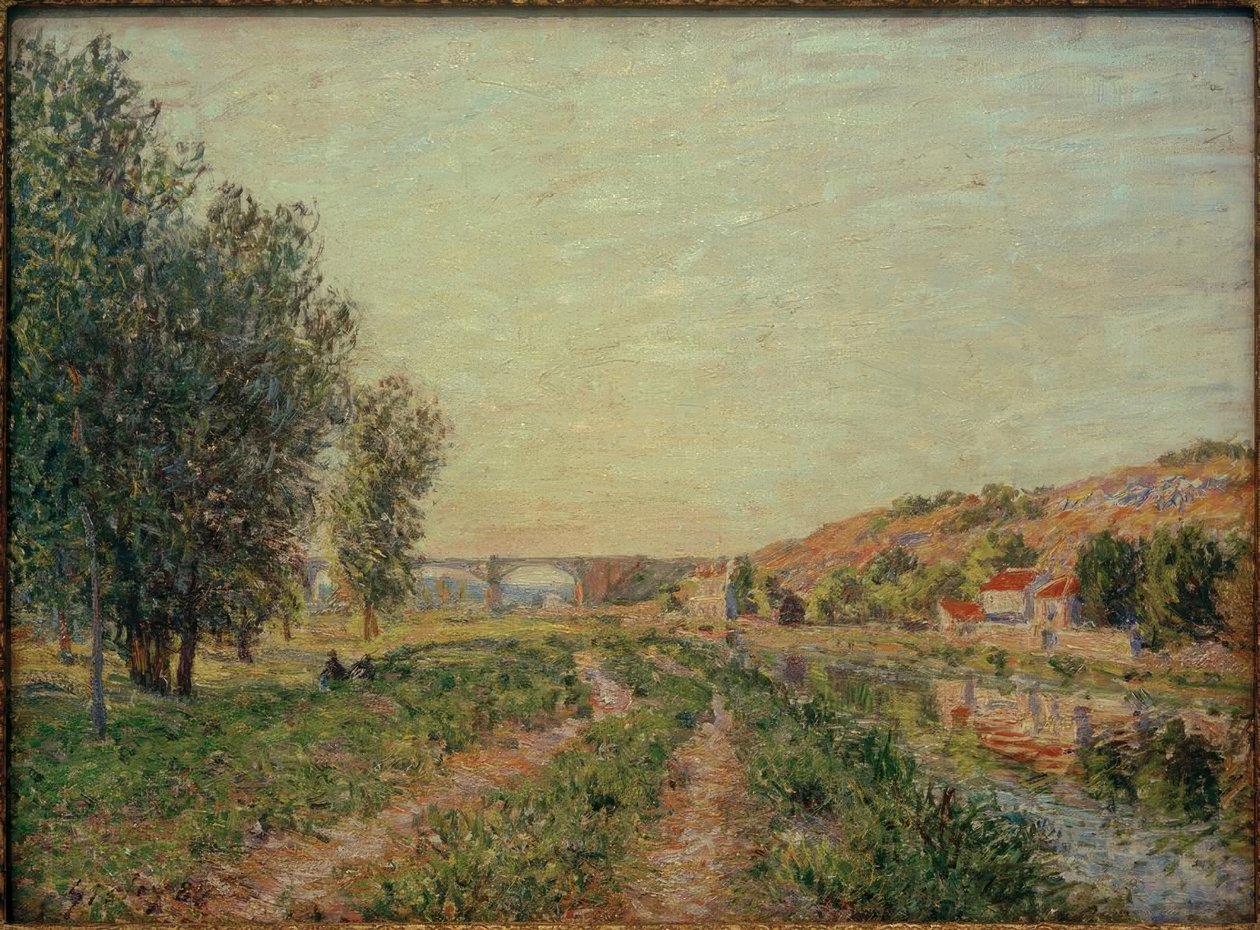 Paisaje cerca de Moret de Alfred Sisley