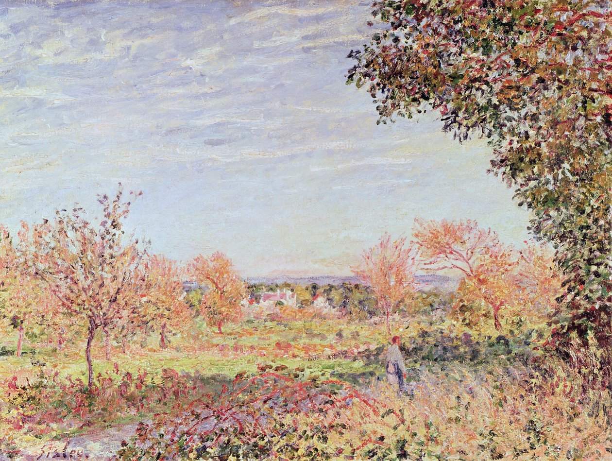 Mañana de septiembre, c.1887 de Alfred Sisley