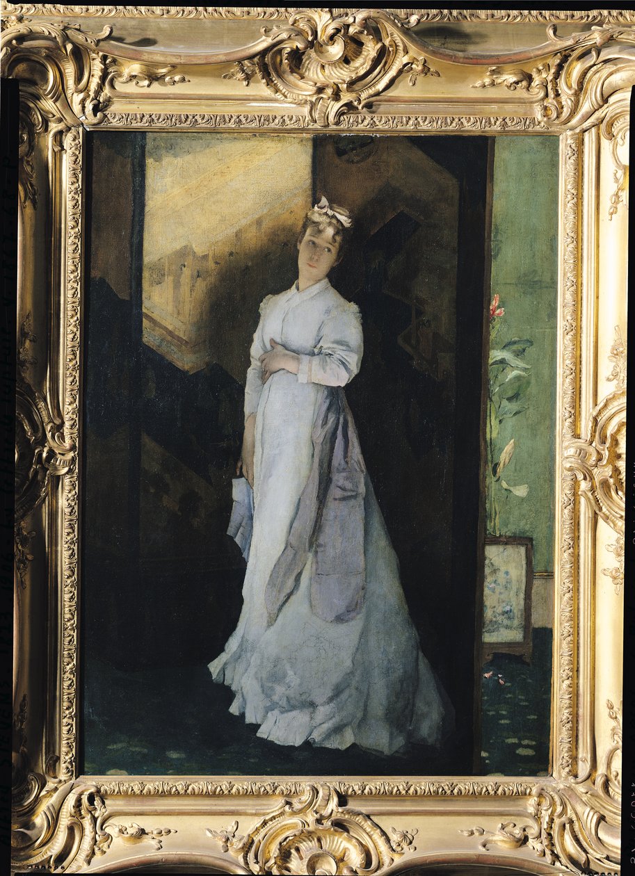 La carta de ruptura, c.1867 de Alfred Emile Stevens