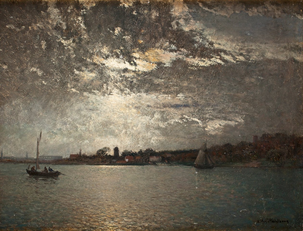 Månskensstämning, Entrada de Estocolmo de Alfred Wahlberg