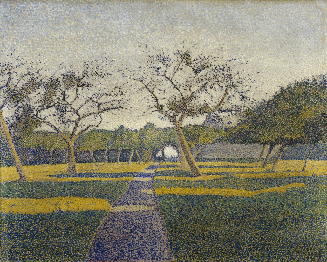 Huerto en La Louvière de Alfred William Finch