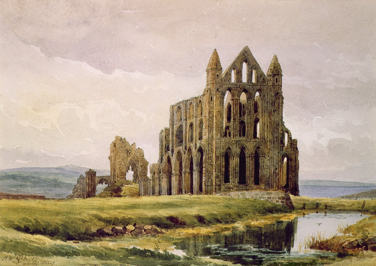 Abadía de Whitby de Alfred William Rich