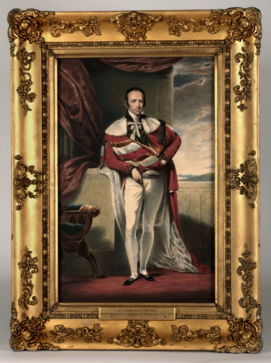 Retrato de Robert Grosvenor, 2º Conde Grosvenor, c.1820 de Alfred Edward Chalon