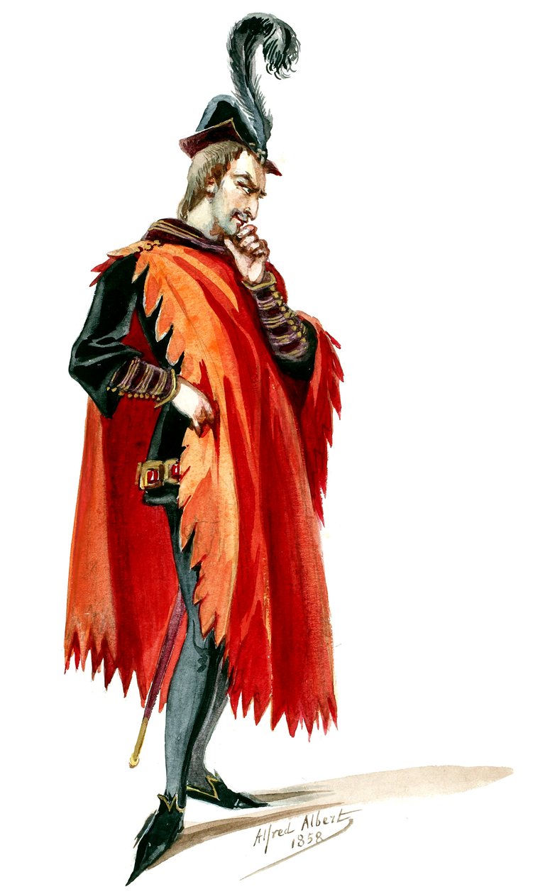 Halévy - La magicienne - modelos de vestuario de Alfred Albert - 18 (Stello de Nici), M. Bonnehée (retocada) de Alfred Albert