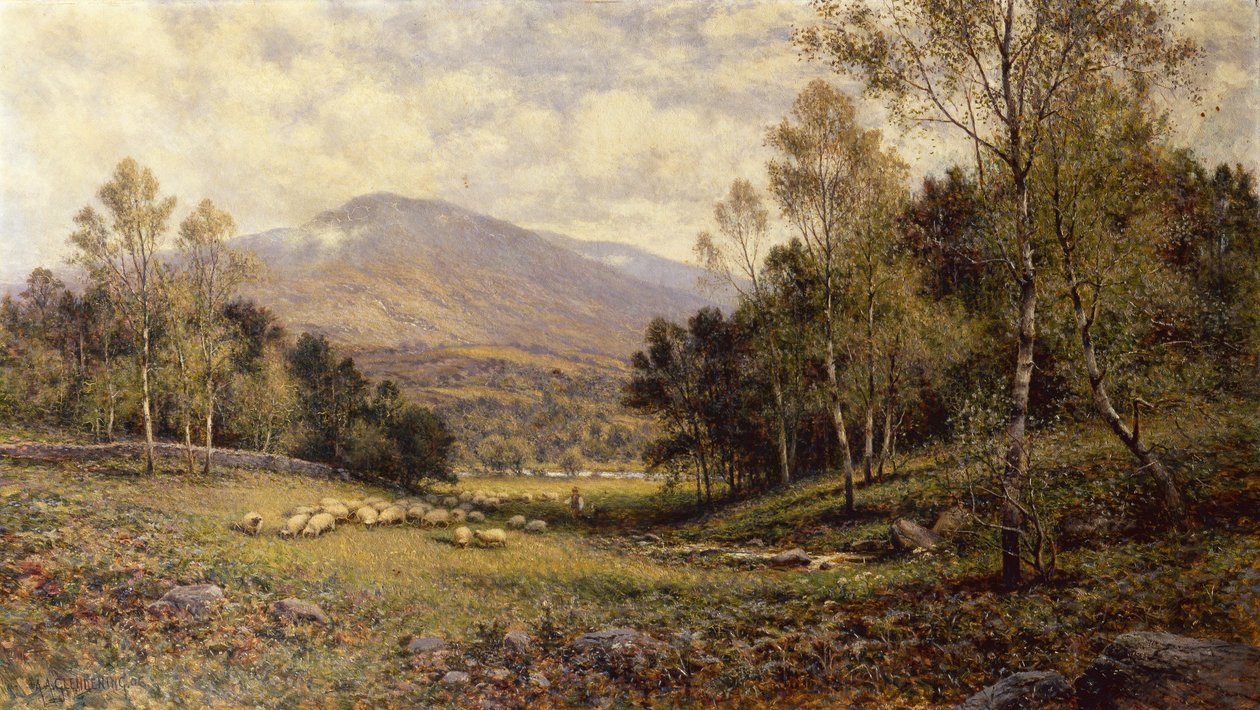 Cerca de Betws-y-Coed de Alfred Augustus Jnr Glendenning