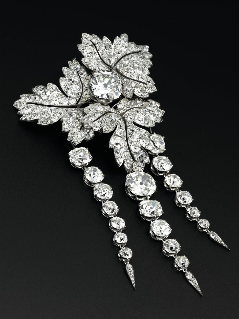 Broche "Feuilles de Groseillier", c.1855 de Alfred Bapst