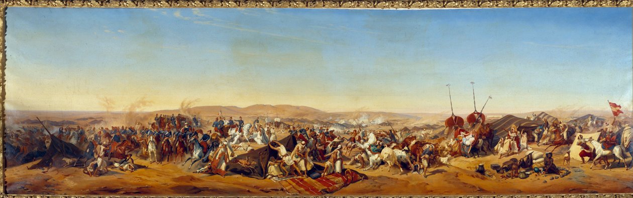 Conquista de Argelia (1830-1847): captura de la Smalah de Abd el Kader por el duque de Aumale en Taguin de Alfred Charles Ferdinand Decaen