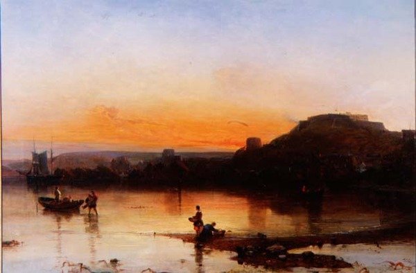 Fuerte Regent al atardecer de Alfred Clint