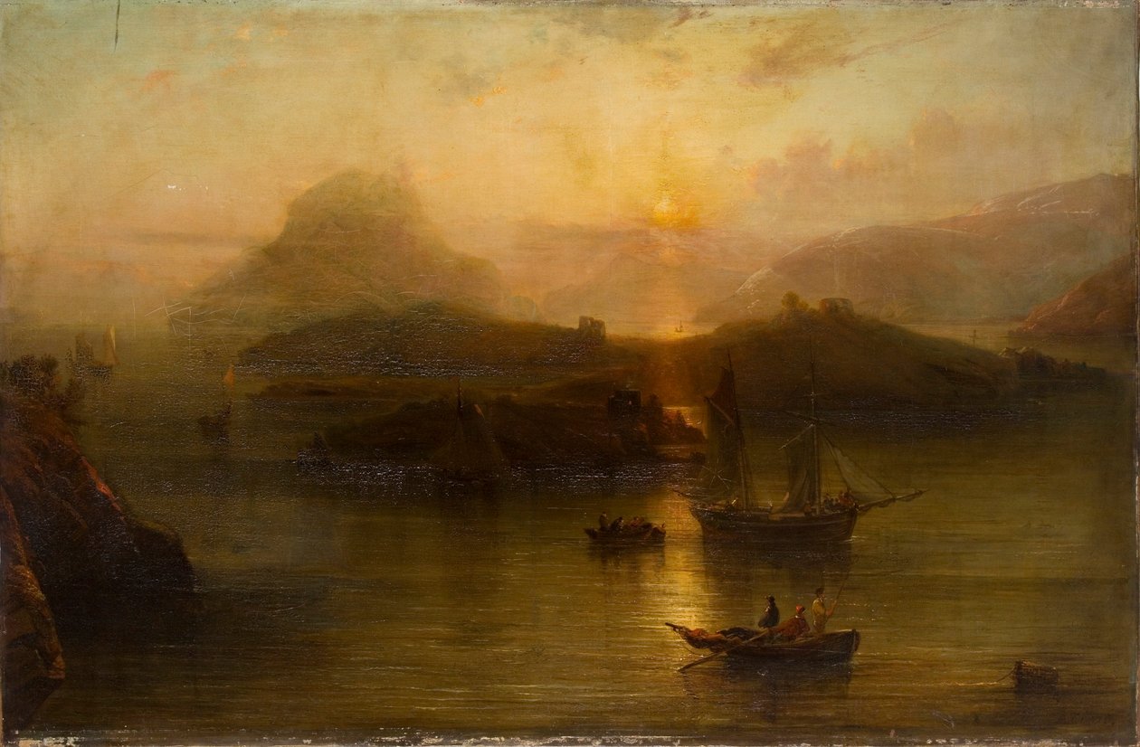 Wicklow Head y Blackrock Castle de Alfred Clint