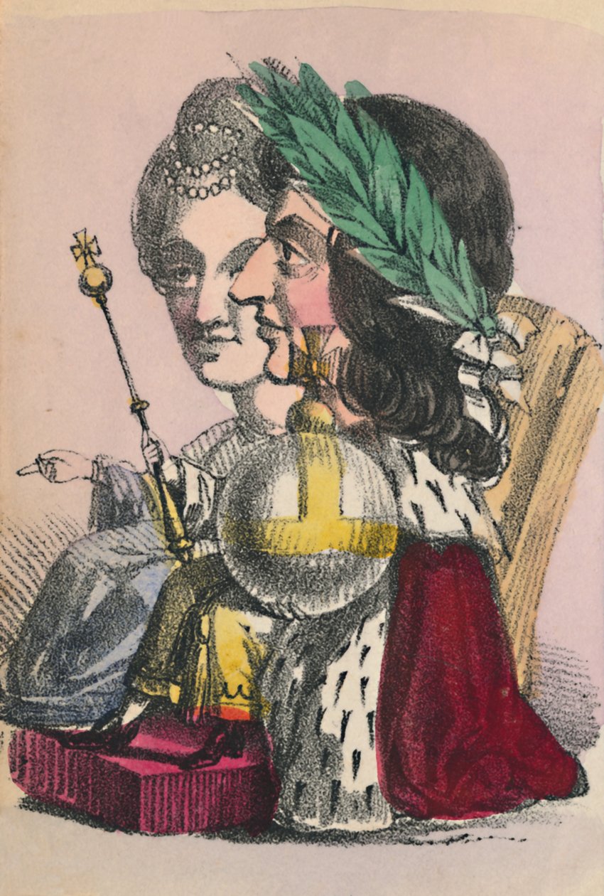 Guillermo y María, 1856 de Alfred Crowquill