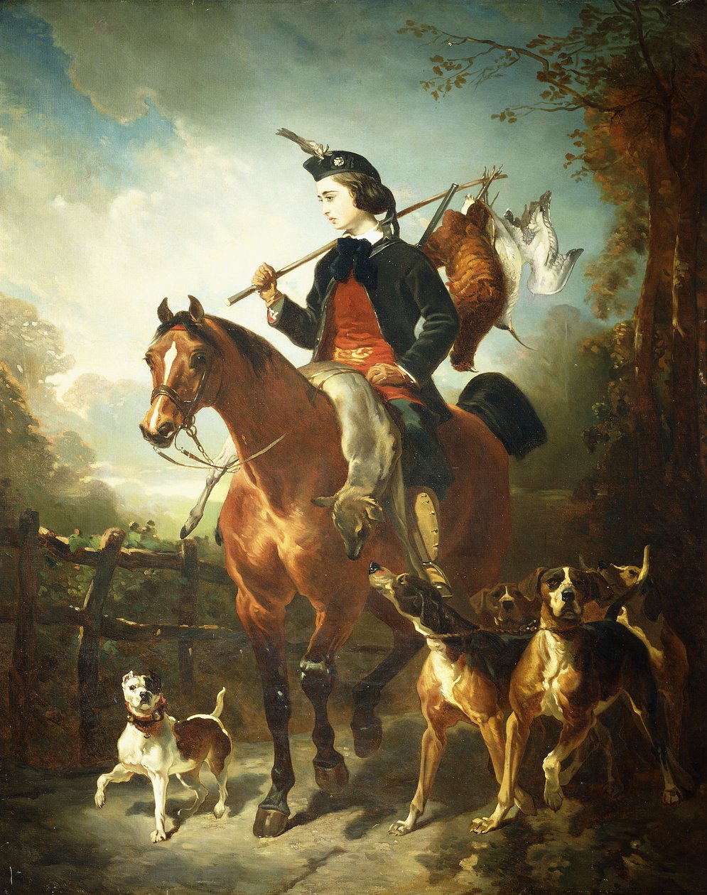 El joven guardabosques de Alfred Dedreux