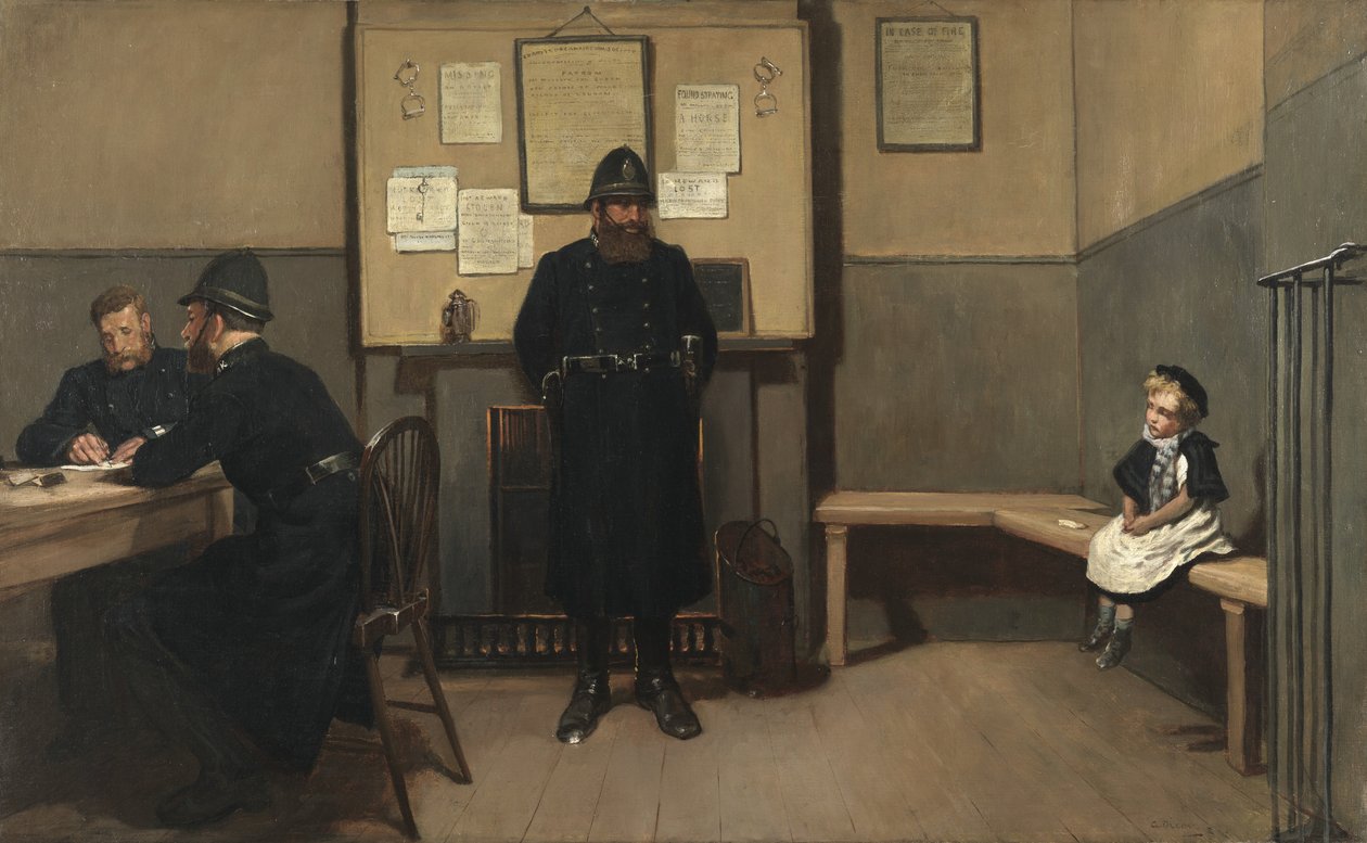 Miles from Home (óleo sobre lienzo) de Alfred Dixon