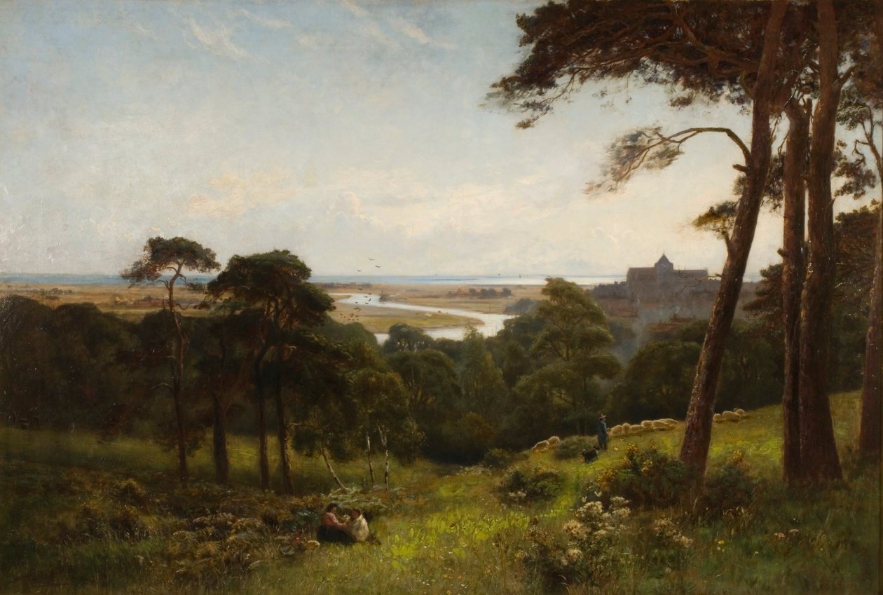 Arundel, temprano en la mañana de Alfred East