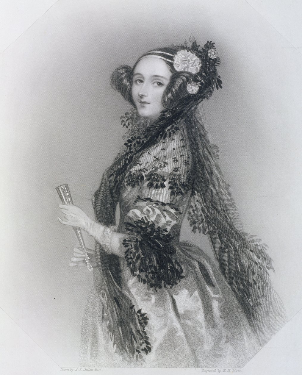 Augusta Ada King, Condesa de Lovelace, 1852 de Alfred Edward Chalon