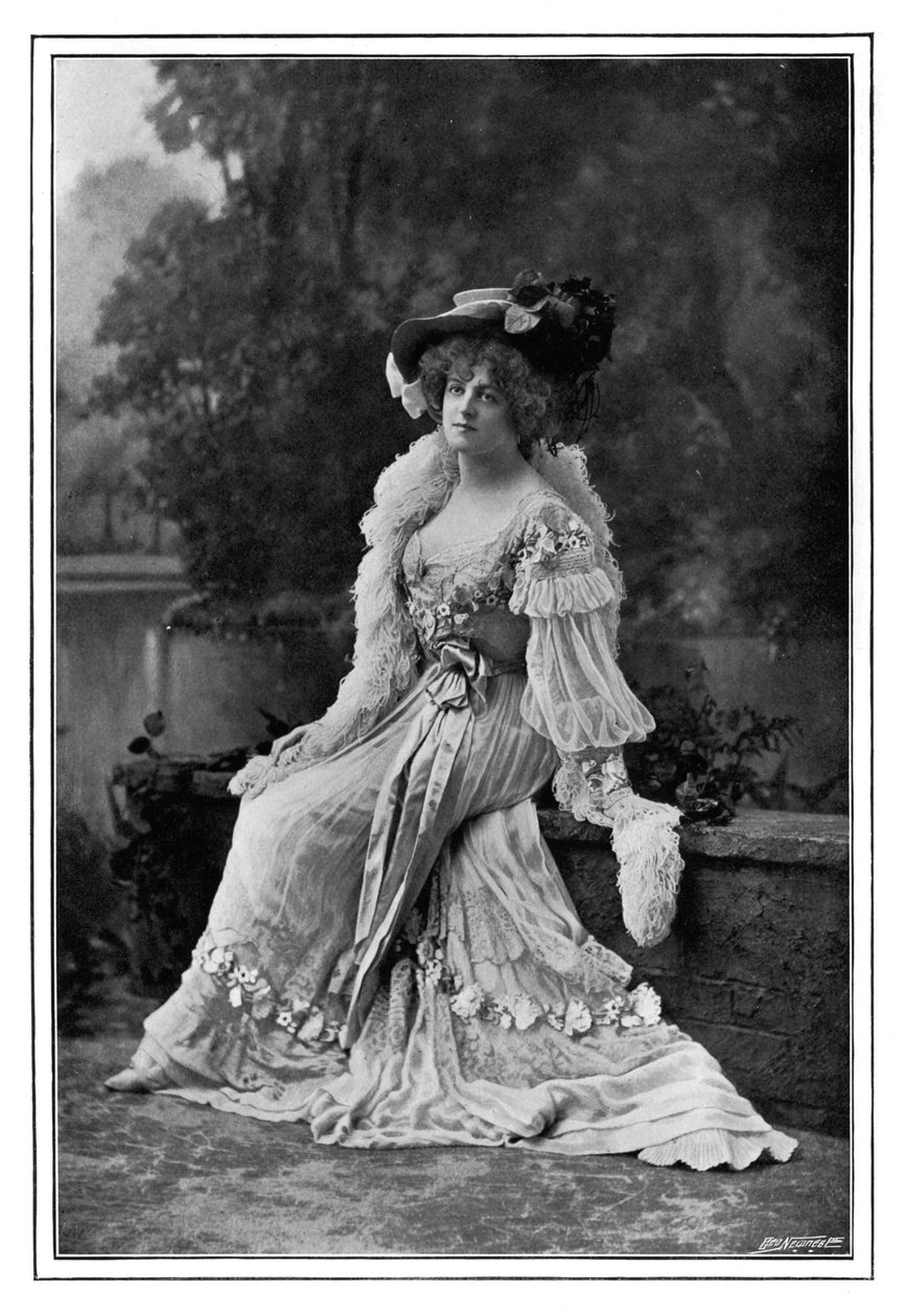 Marie Studholme, actriz de teatro inglesa, 1901 de Alfred Ellis and Walery