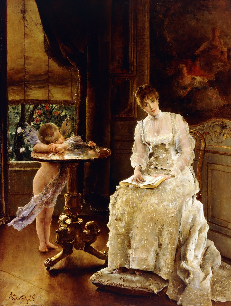 El mensajero del amor de Alfred Emile Stevens