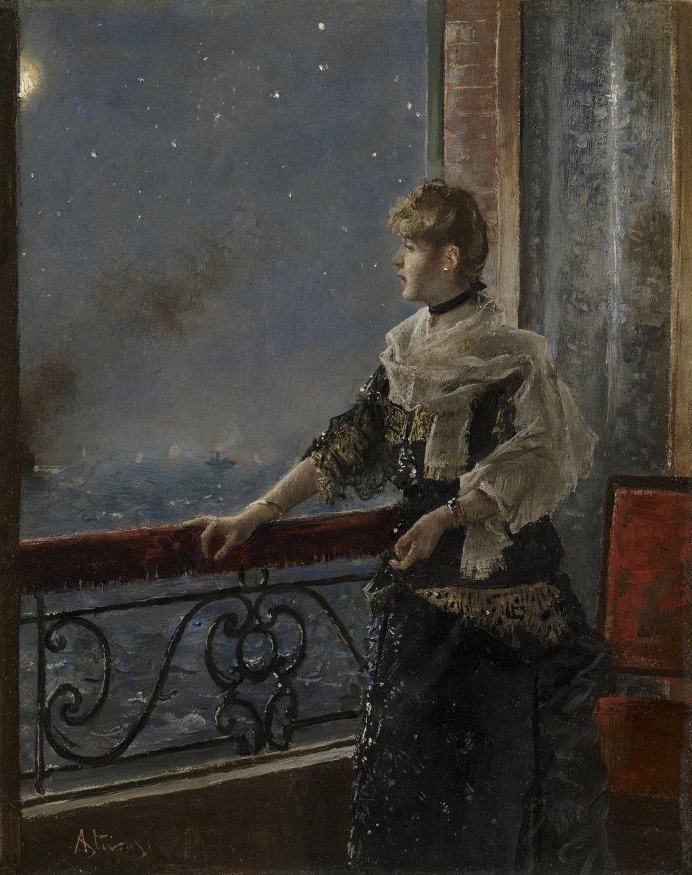 Luz de luna de Alfred Emile Stevens