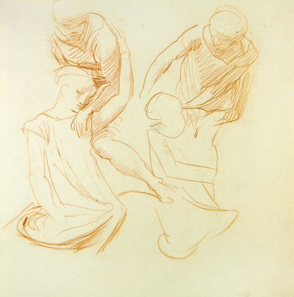 Estudios de figuras, c.1845 de Alfred George Stevens