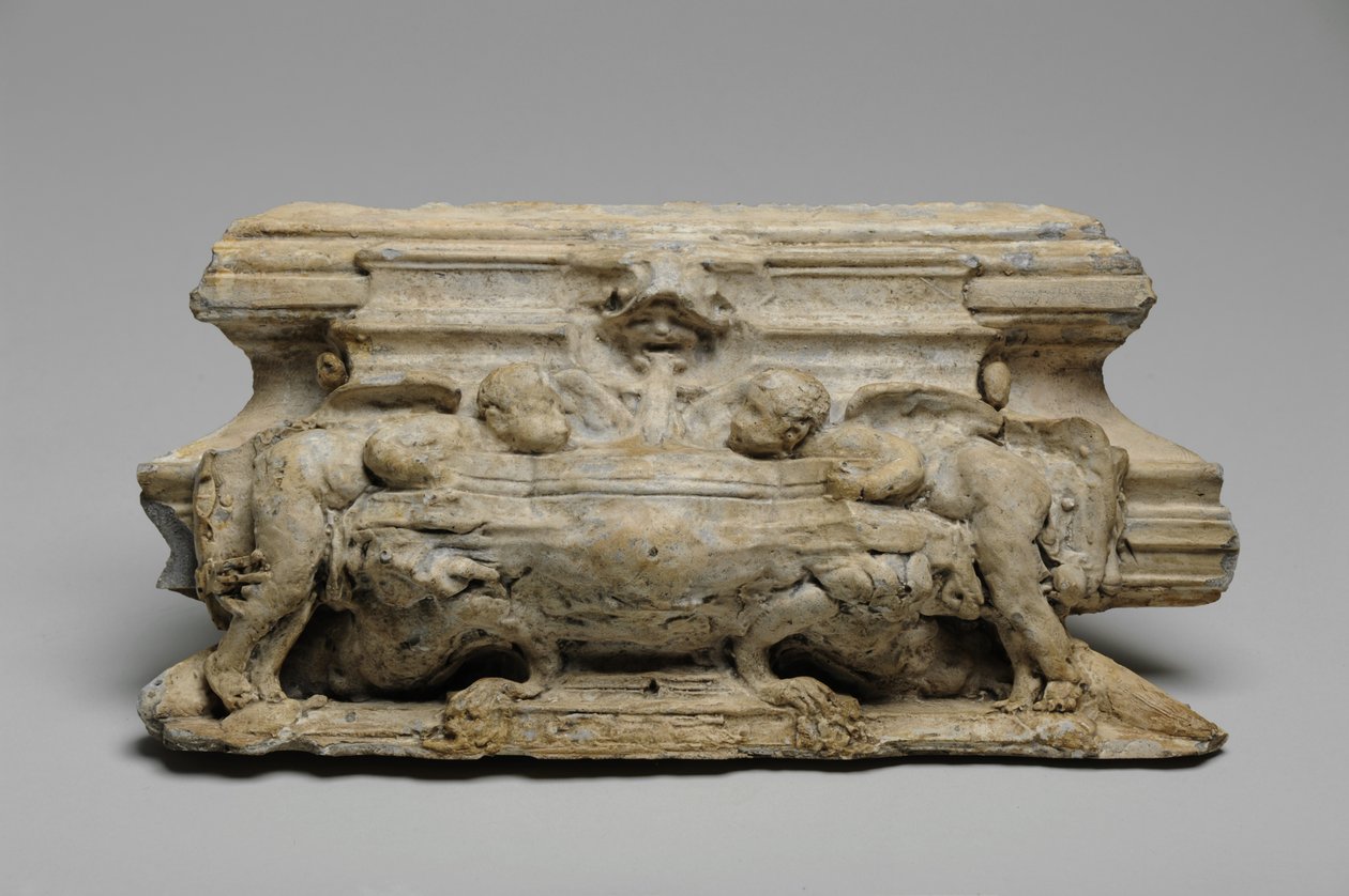 Una de las 9 maquetas para la chimenea de Sam Wilson, c.1908-14 de Alfred Gilbert