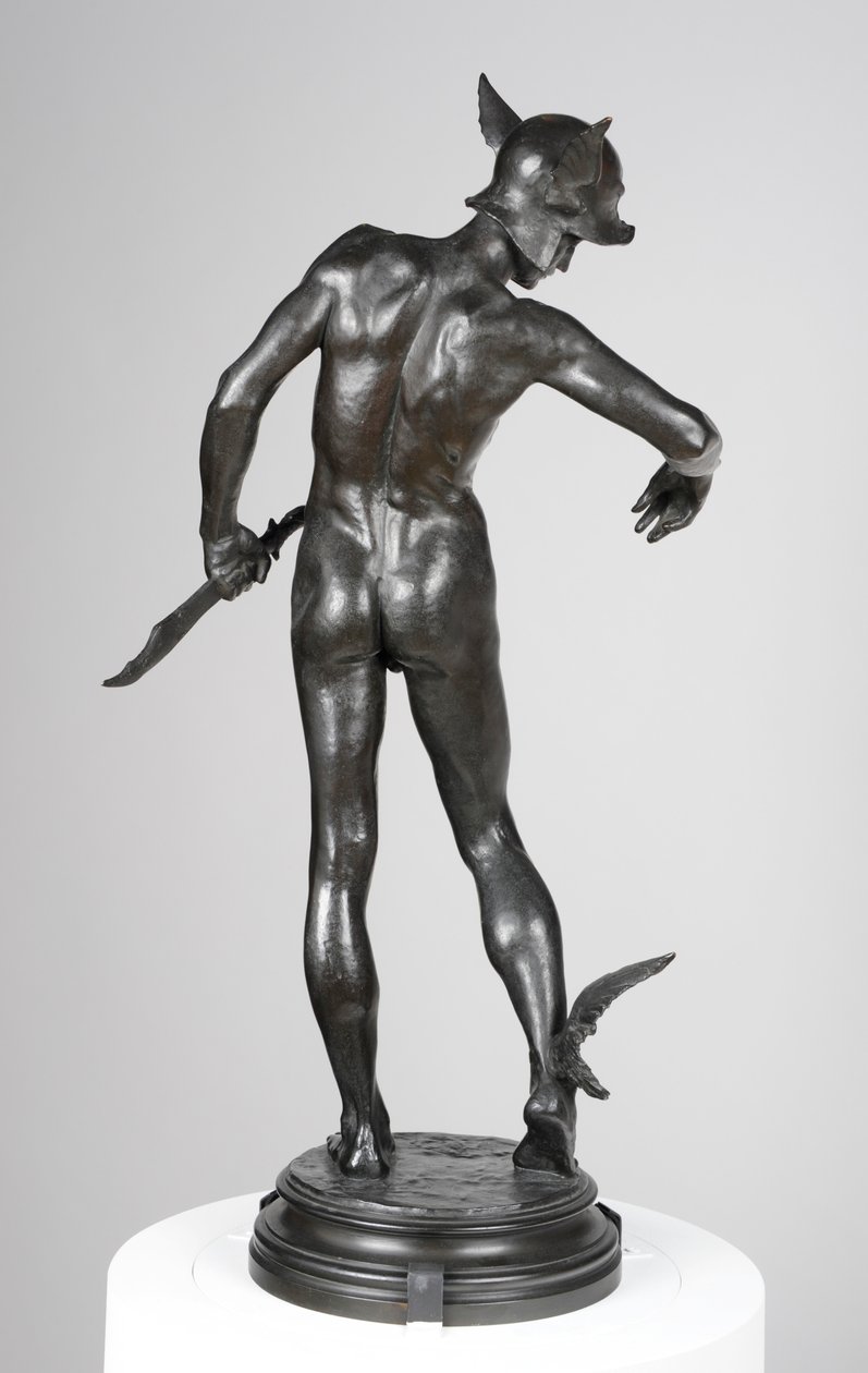 Perseo armándose de Alfred Gilbert