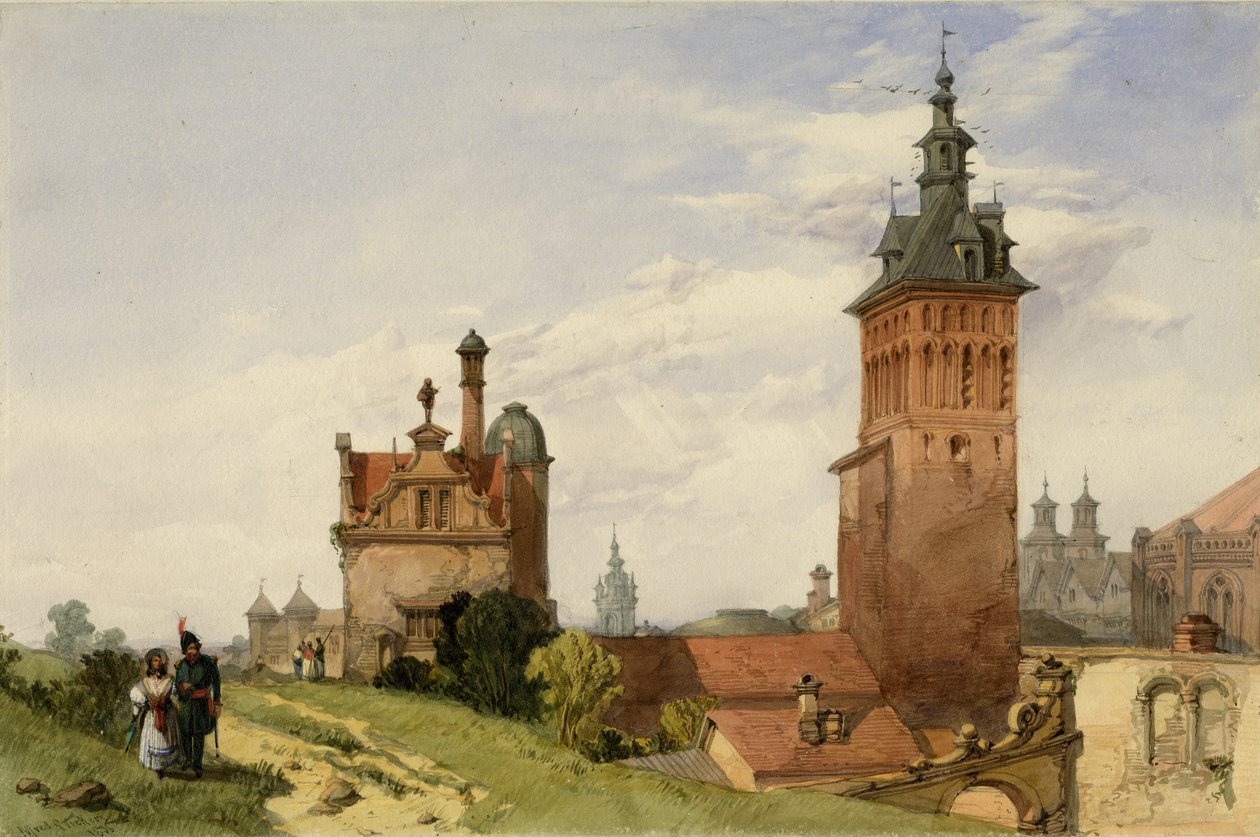 Una vista cerca de Moscú, 1836 de Alfred Gomersal Vickers