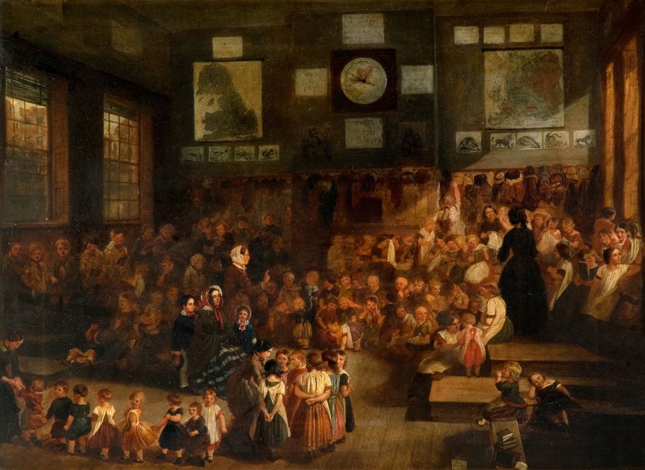 Escuela Ann Street, Birmingham, 1855 de Alfred H. Green