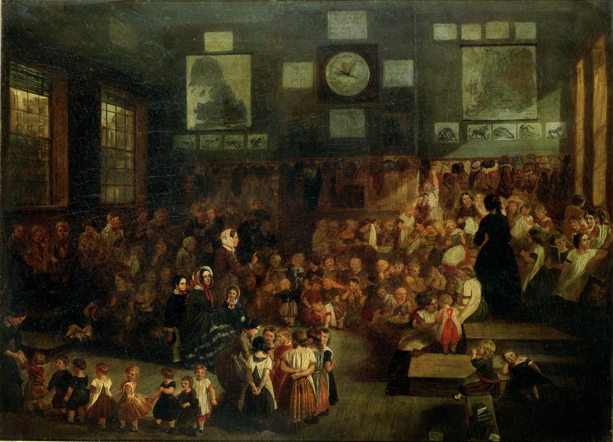 Escuela Ann Street, Birmingham, 1855 de Alfred H. Green