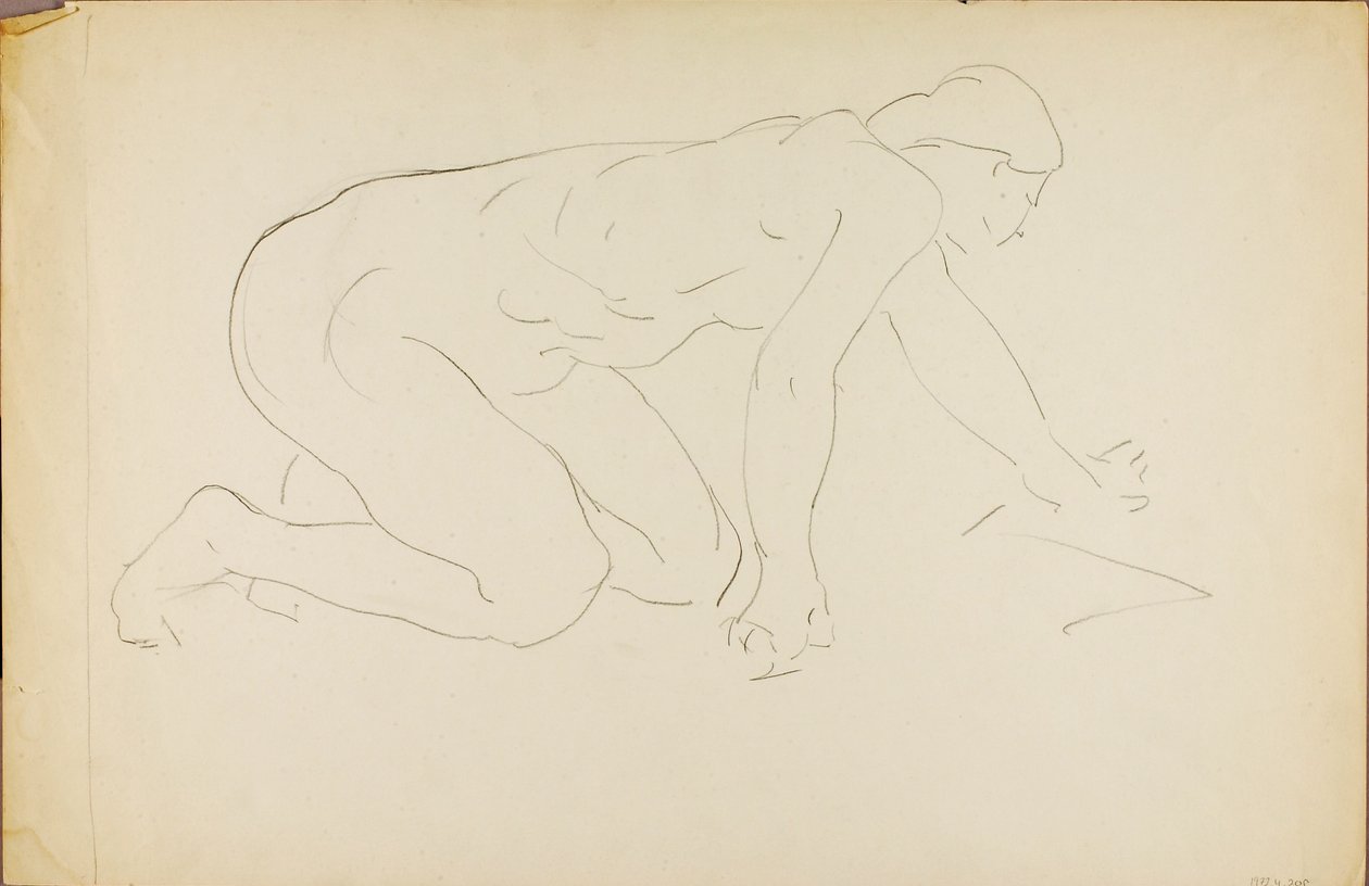 Desnudo rastrero de Alfred H. Maurer