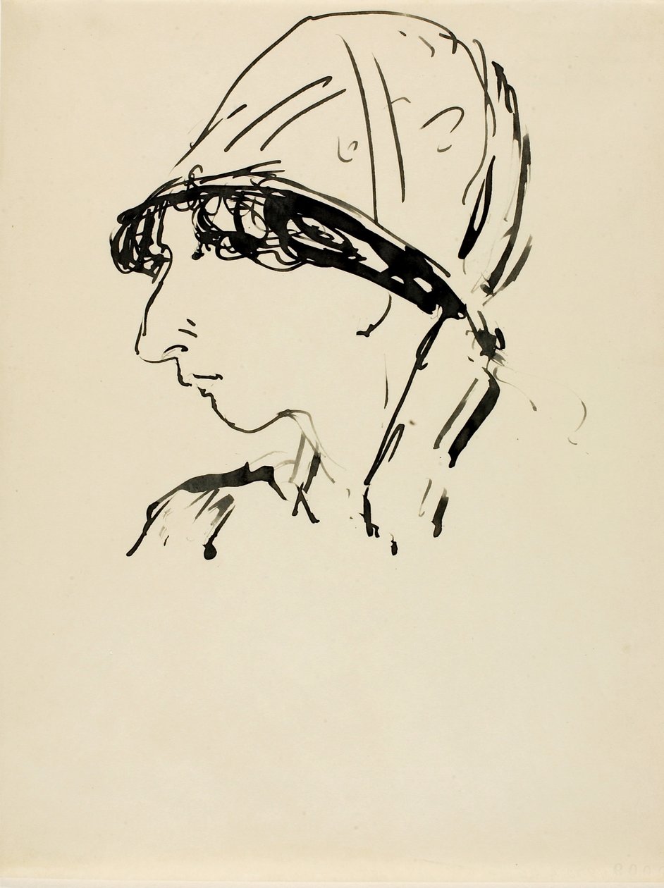Cabeza de niña de Alfred H. Maurer