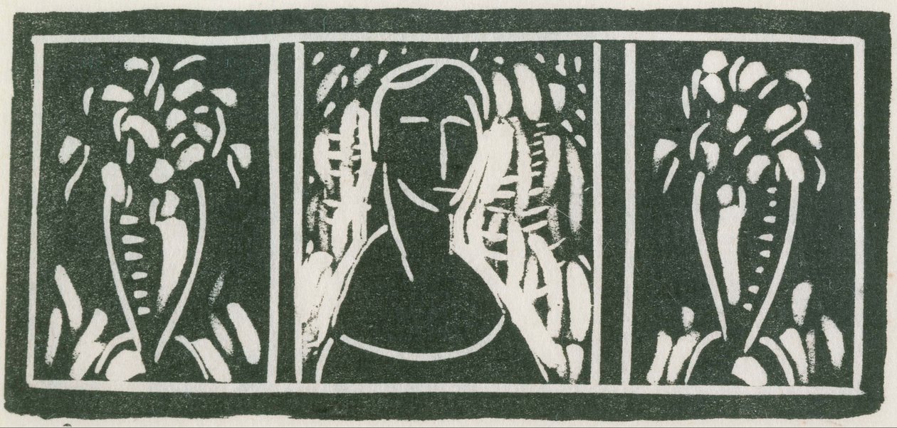 Linóleo con Tributo de Sherwood Anderson de Alfred H. Maurer